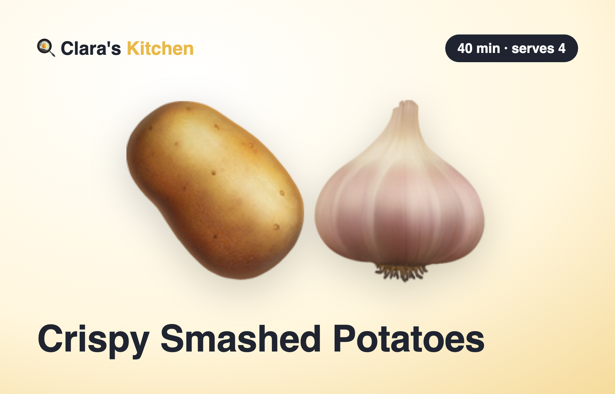 my smashed potatoes