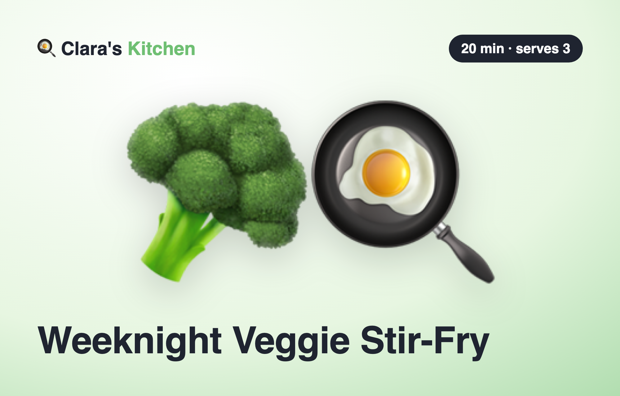 Weeknight stir-fry meal prep