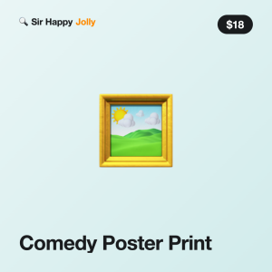 Comedy Poster Print
