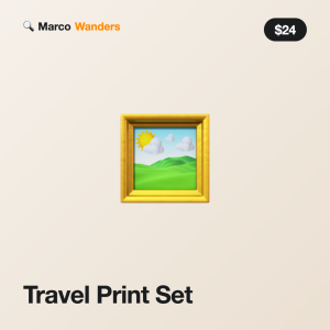 Travel Print Set