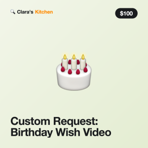 Custom Request: Birthday Wish Video